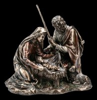 Crib Figurine - Birth of Jesus with Mary and Joseph