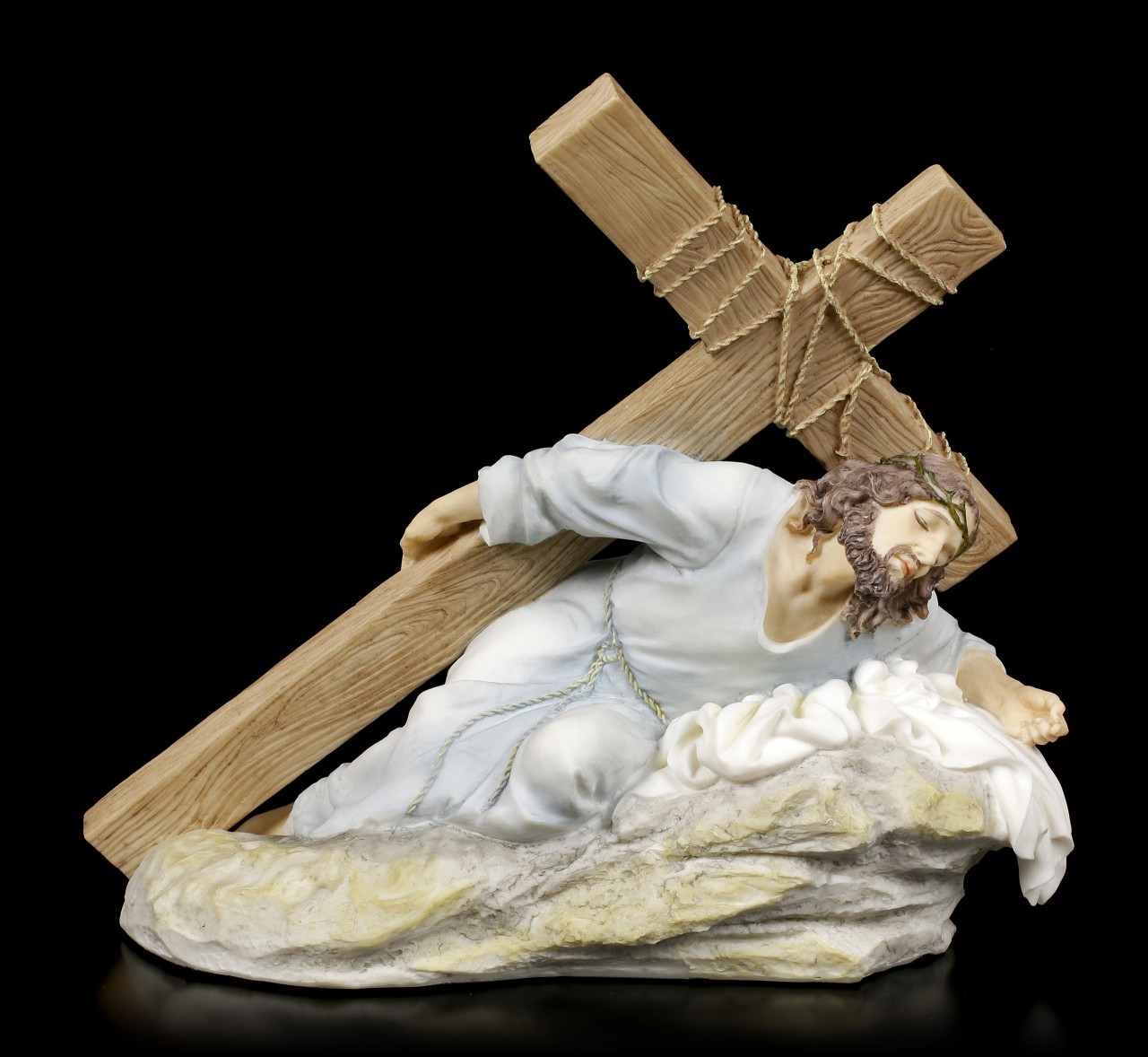 Jesus Figurine - On the Way of the Cross - colored