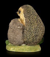 Funny Hedgehog Figurine with Child - For You