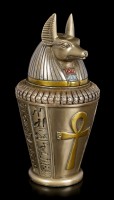 Canopic Jar - Duamutef - Son of Horus - bronzed