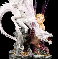 Dragon Fairy - Dragon Guard with large white Dragon