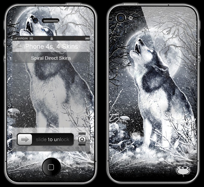 Fantasy Smartphone Skin - White Wolf