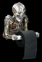 Toilettenpapierhalter - Steampunk Roboter Skelett