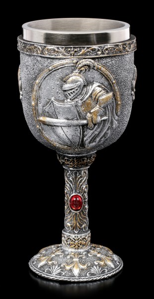 Knight Goblet - With Sword and Shield
