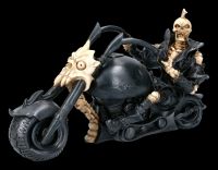 Skeleton Figurine with Motorcycle - Hell Rider