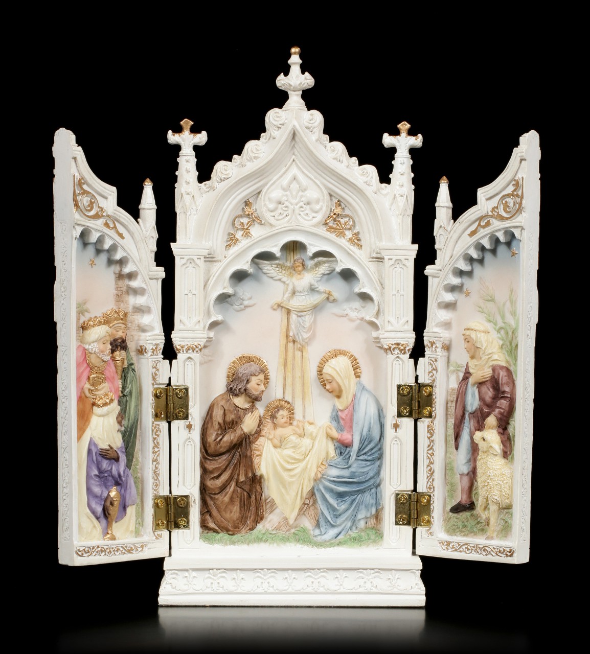 Triptych Winged Altar - Birth of Jesus
