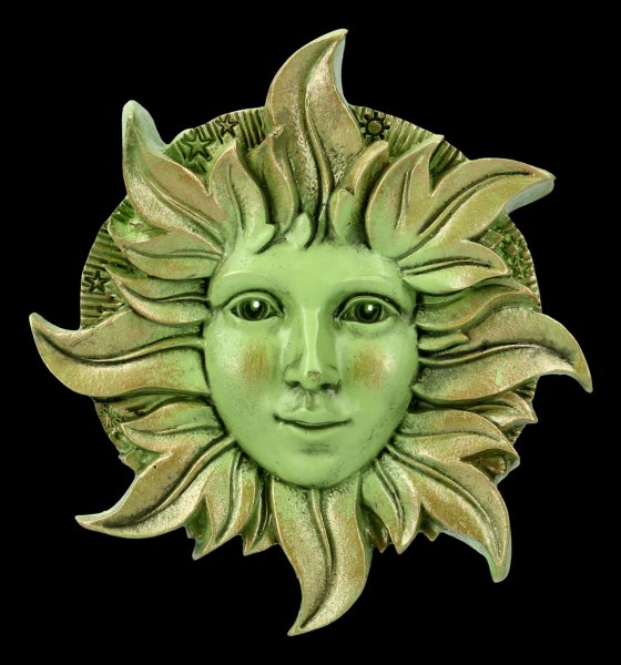 Wall Plaque Greenman - Solstice by David Lawrence