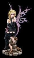 Große Elfen Figur - Liliana mit Drache