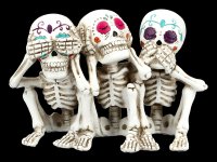 Skeleton Figurine Calaveras - No Evil