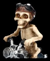 Skelettfigur auf Motorrad - Skelecruiser