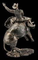 Cowboy Figurine on Bull riding
