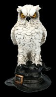 White Owl Figurine on Witches Hat - Soren