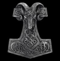 Wall Plaque Viking - Thor's Hammer Ram