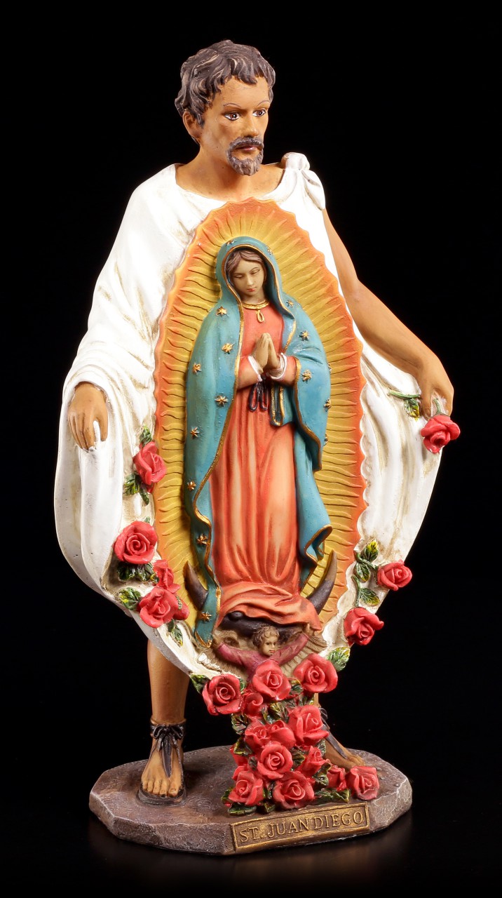 Heiligen Figur - St. Juan Diego - bunt