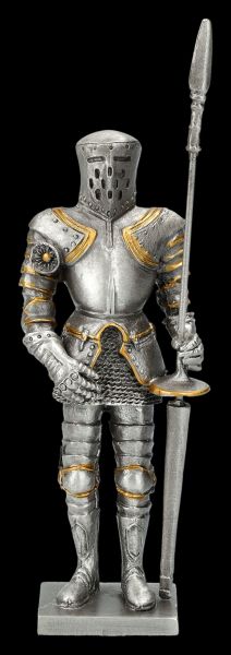 Pewter Figurine - Knight with Lance