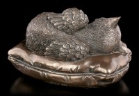 Animal Urn - Cat Angel with Gravure Plate