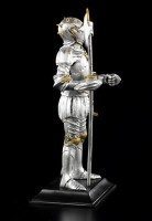 Knight Figurine with Halberd and Sword