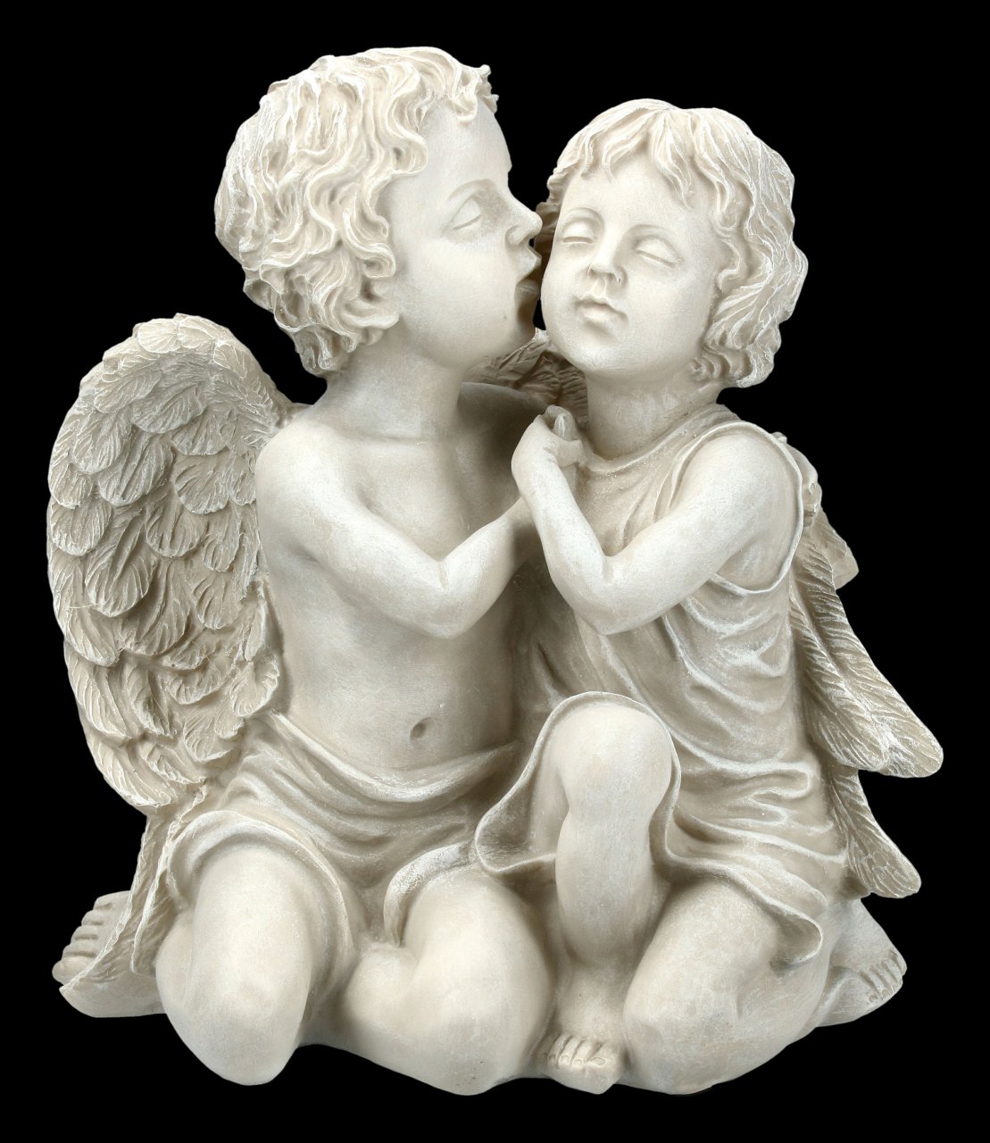Garden Figurine - Angel Boy and Girl