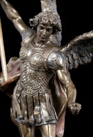 Archangel Michael Figurine defeats the Devil