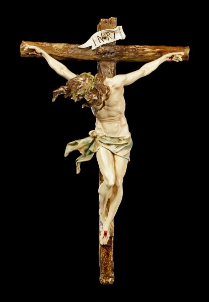 Wall Plaque Crucifix - Jesus on Cross