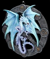 Wall Plaque - Dragon Yule by Anne Stokes