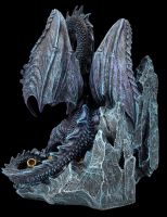 Dragon Figurine Bookend - Fafnir guards Treasure