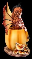 Fairy Figurine with Pumpkin - Mischief by Amy Brown