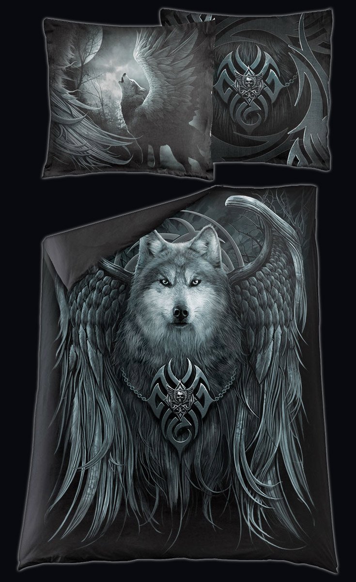 Wolf Spirit - Single Duvet Cover with Pillow Case
