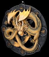 Wandrelief - Drache Imbolc by Anne Stokes