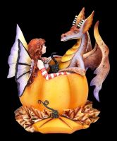 Fairy Figurine with Dragon - Halloween Hangout