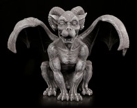 Gargoyle with Ram Horns and spreaded Wings