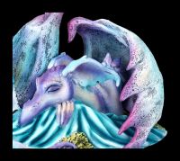 Elfen Figur mit Drache - Let Sleeping Dragons Lie