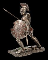 Achilles Figur - Mit Speer und Schild zum Angriff