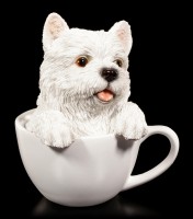 Dog Figurine - Westie Teacup Pup