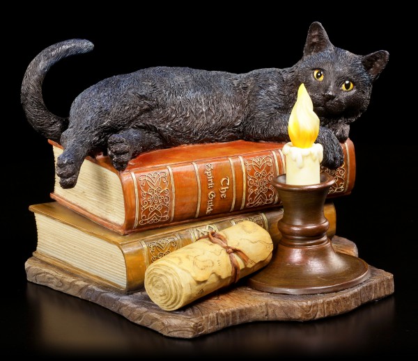 Cat Figurine - Witching Hour by Lisa Parker