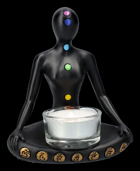 Teelichthalter - Chakra Yoga