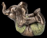 Elephant Figurine Yoga - Bow