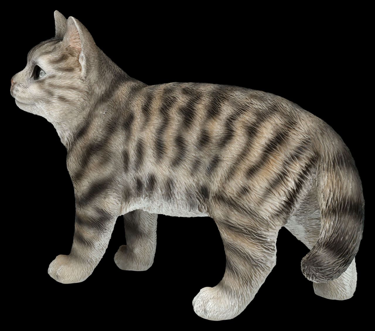 Top-Entwicklungsteam Katzenfigur - Grau Katze getigerte