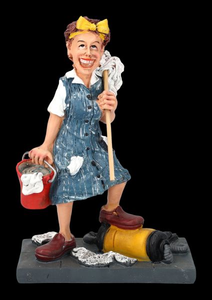 Funny Job Figur - Hausfrau im Einsatz