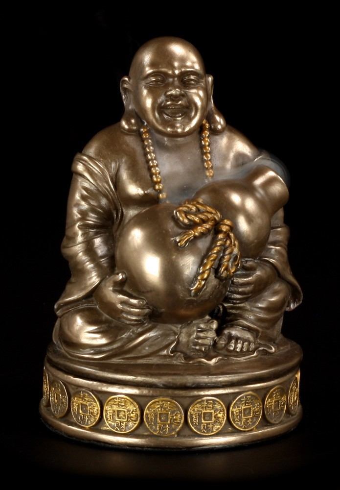 Räucherkegelhalter - Geldsegen Buddha