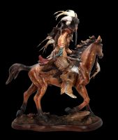 Indianer Figur mit Pferd XXL