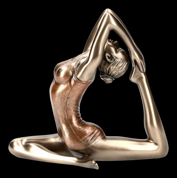 Female Yoga Figurine - Eka Pada Rajakapotasana Position