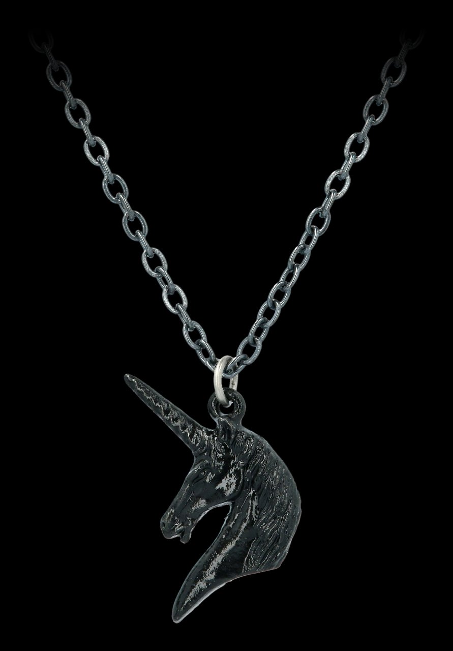 Alchemy Fantasy Necklace - Black Unicorn