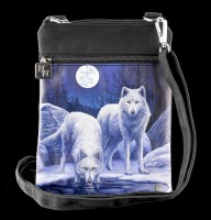 Small Shoulder Bag with Wolves - Warriors of Winter