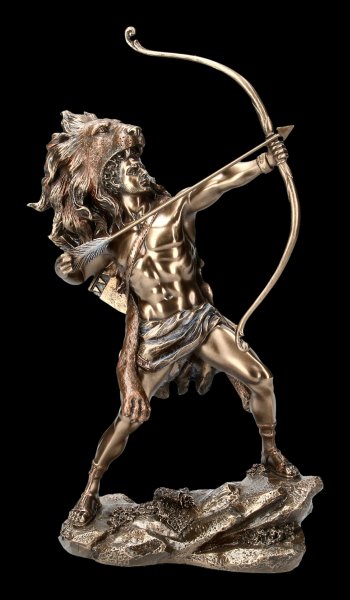 Herkules Figur mit Bogen - Herakles