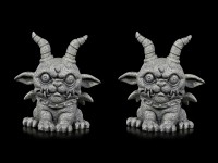 Gargoyle Figurines - Crazy Demon Set of 2