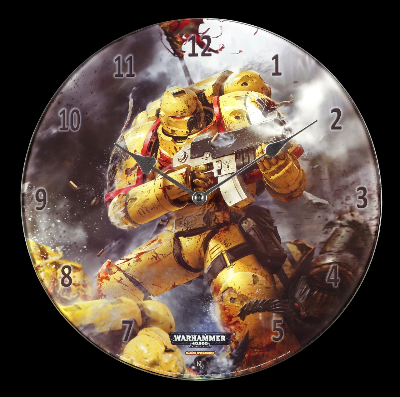 Glass Clock Warhammer - Imperial Fists