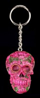 Keyring - Sugar Blossom Skull