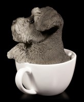 Dog Figurine - Schnauzer Teacup Pup