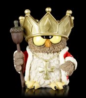 Funny Owl Figurine - Forest King